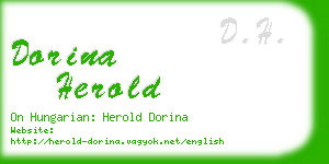 dorina herold business card